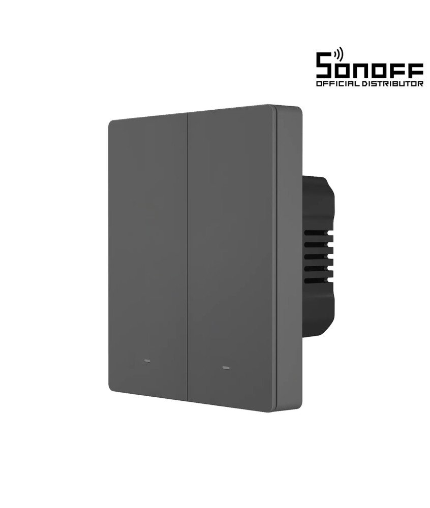 GloboStar® 80088 SONOFF M5-2C-80 SwitchMan Mechanical Smart Switch WiFi & Bluetooth AC 100-240V Max 10A 2200W (5A-Way) 2 Way